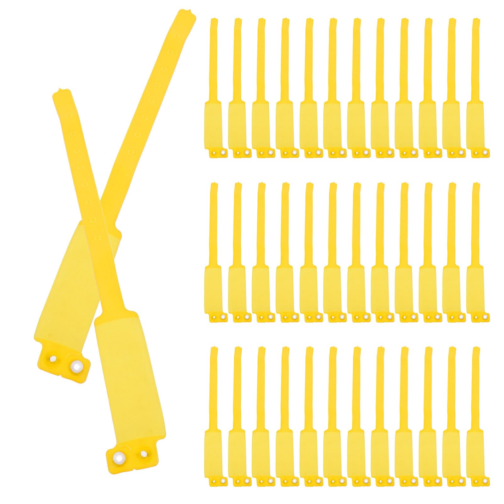 Pulseras de Identificación Desechables Pvc, 100 Piezas, para Hospitales