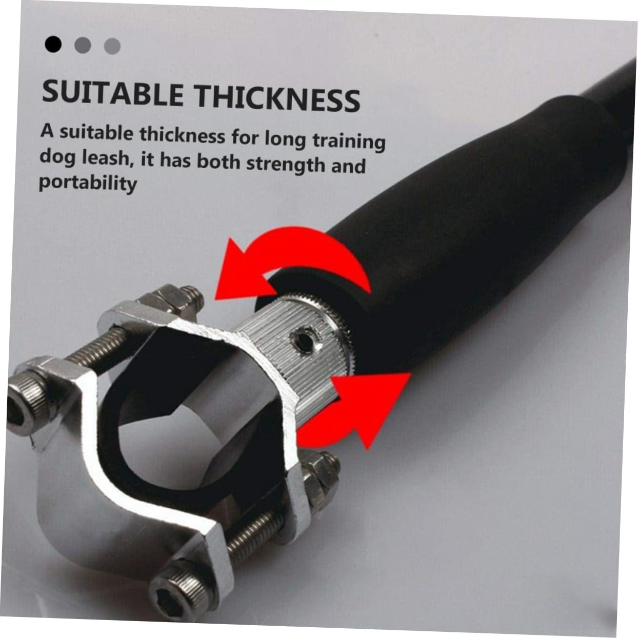 BESTonZON Laisse De Traction pour Chiens De Pétition pour Vélo Accessoire Pratique pour Matériaux Résistants Et Installation Rapide
