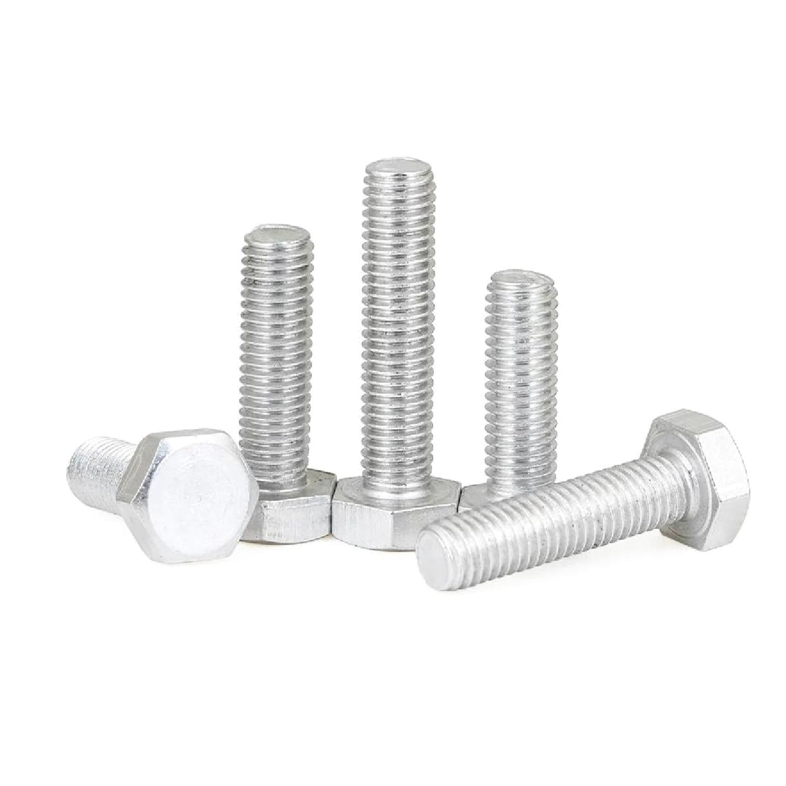 Aluminium Hex Bolt M5 M6 M8 M10 M12 Hexagon Bolts 20Pcs, 20pcs, M10x50