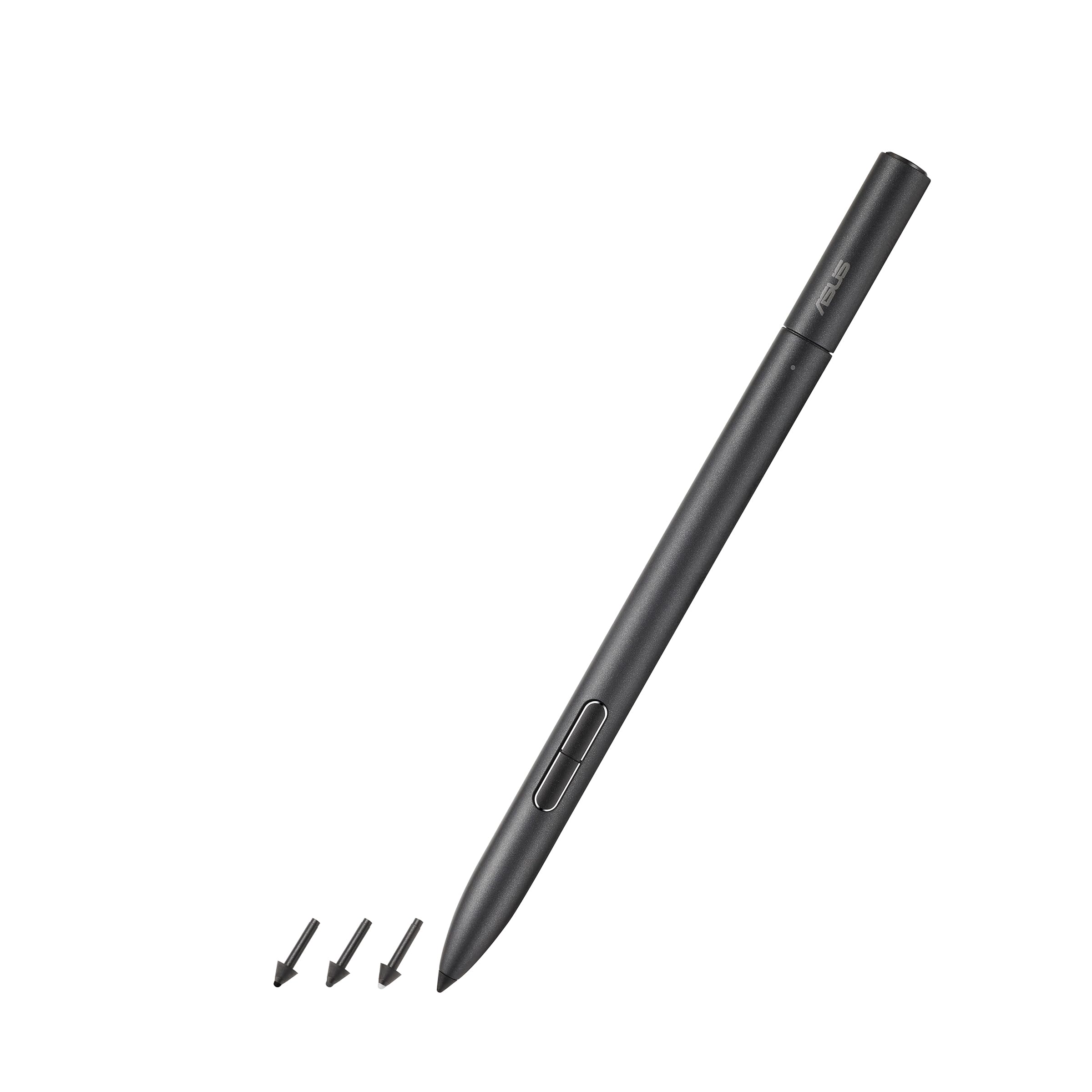 ASUS Pen 2.0 SA203H, High Precision, 4 Pen Tips, Exquisitely Crafted, Convenient USB-C® Charging, Long Battery Life*, LED Indicator, 16.5g