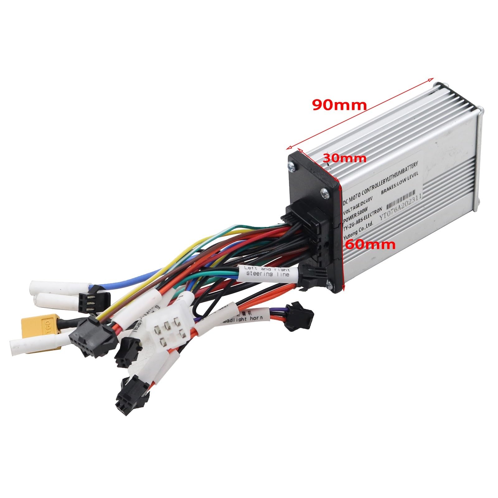 Centralina Monopattino Elettrico Parti di riparazione for scooter elettrico con acceleratore del controller brushless da 48 V e 500 W