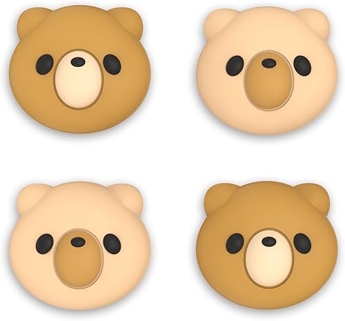 Vista 38 de PlayVital Thumb Grip Caps for Steam Deck LCD, Silicone Thumbsticks Grips Joystick Caps for Steam Deck OLED - Chubby Panda Panda Gordito