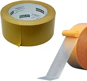 Kokay Fita Dupla Face Mágica Fixa Extra Forte Lavável Transparente 3cm X 20m