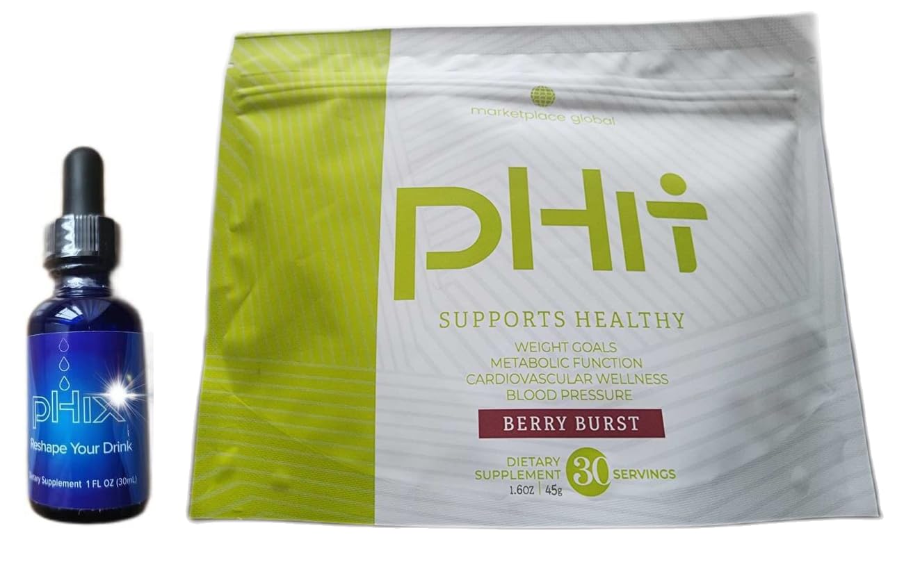 Amazon.com : MPG pHit 30ct and pHix Drink 1.0 fl oz Bottle : Grocery &  Gourmet Food