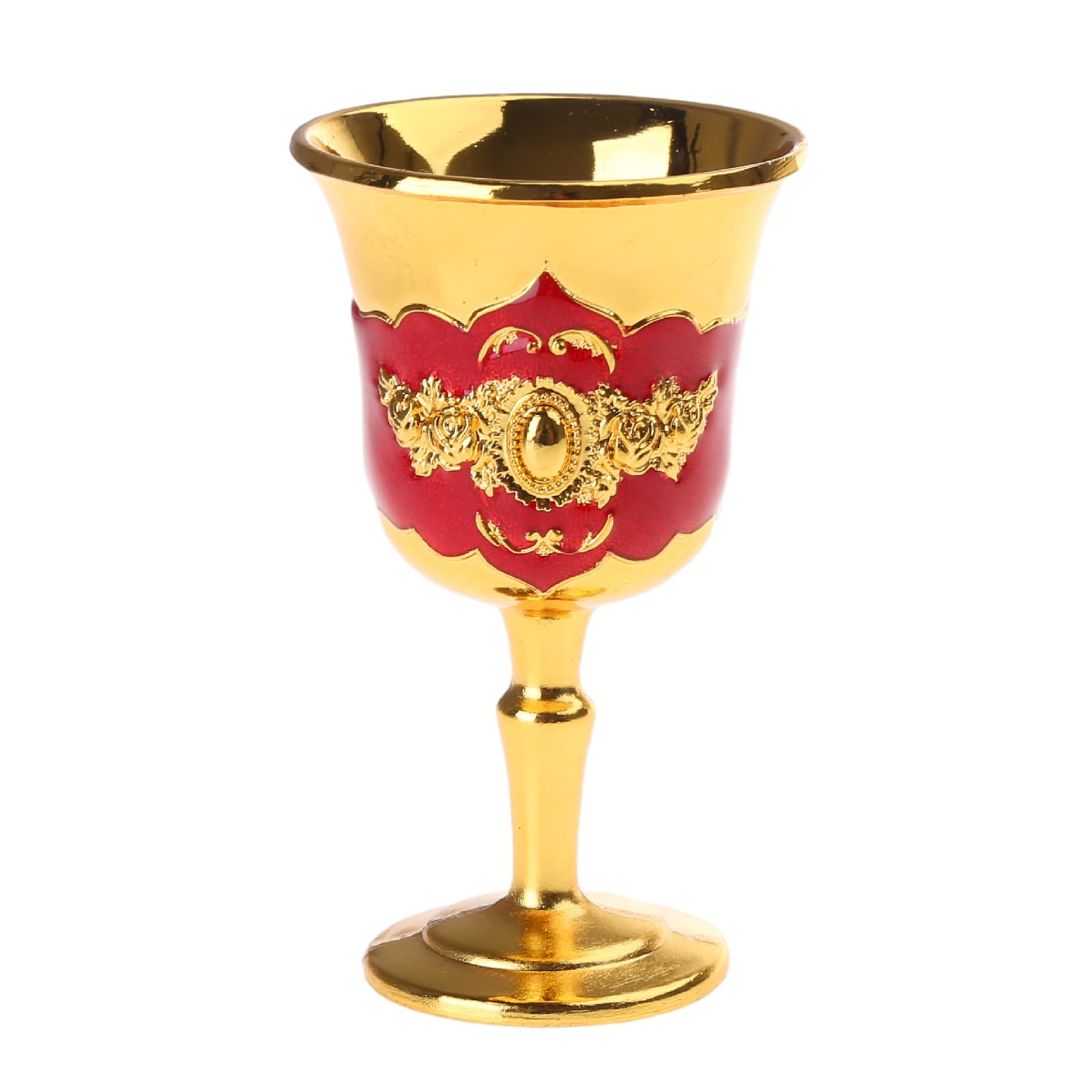 MALSSE Metal Wine Glasses Cocktail Cup Wine Goblet Beverage European Vodka Champagne Glasses for Party Champagne
