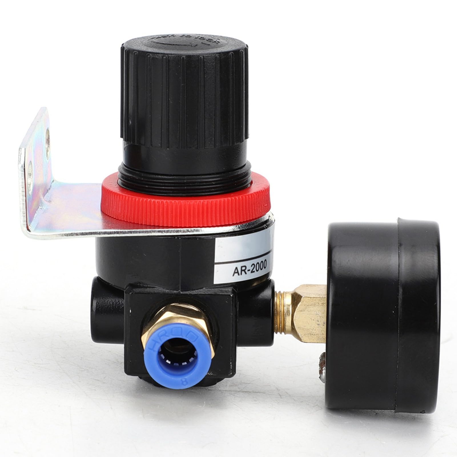 Réducteur De Pression D'Air Avec Manomètre - 8 Mm - Plage 0.1 à 1 MPa - Pour Pompe à Air Et Aquarium