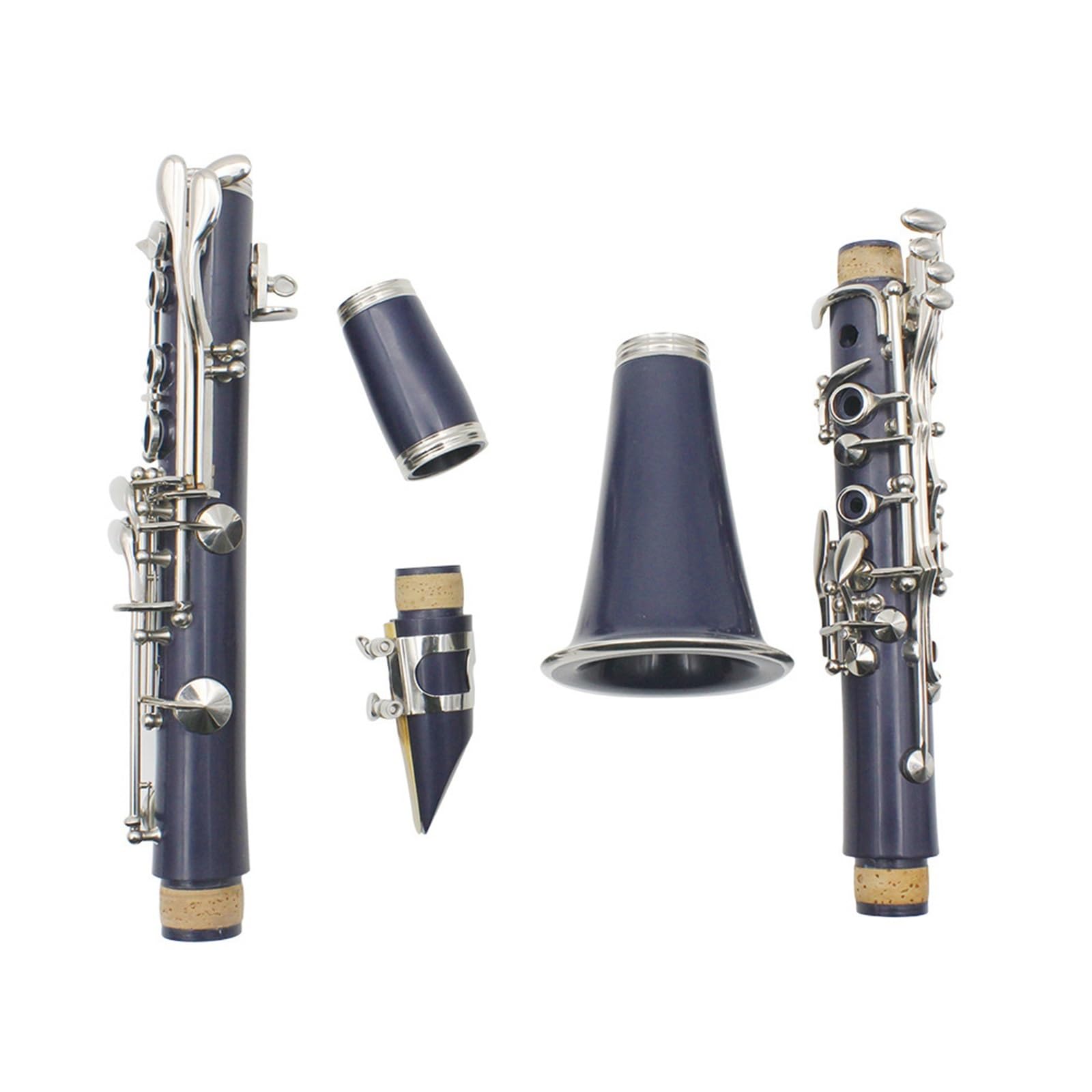 Clarinete Bb Tone 17 Teclas Baquelita Adecuado Para Adultos Y Principiantes Practican Tocar(Yellow)