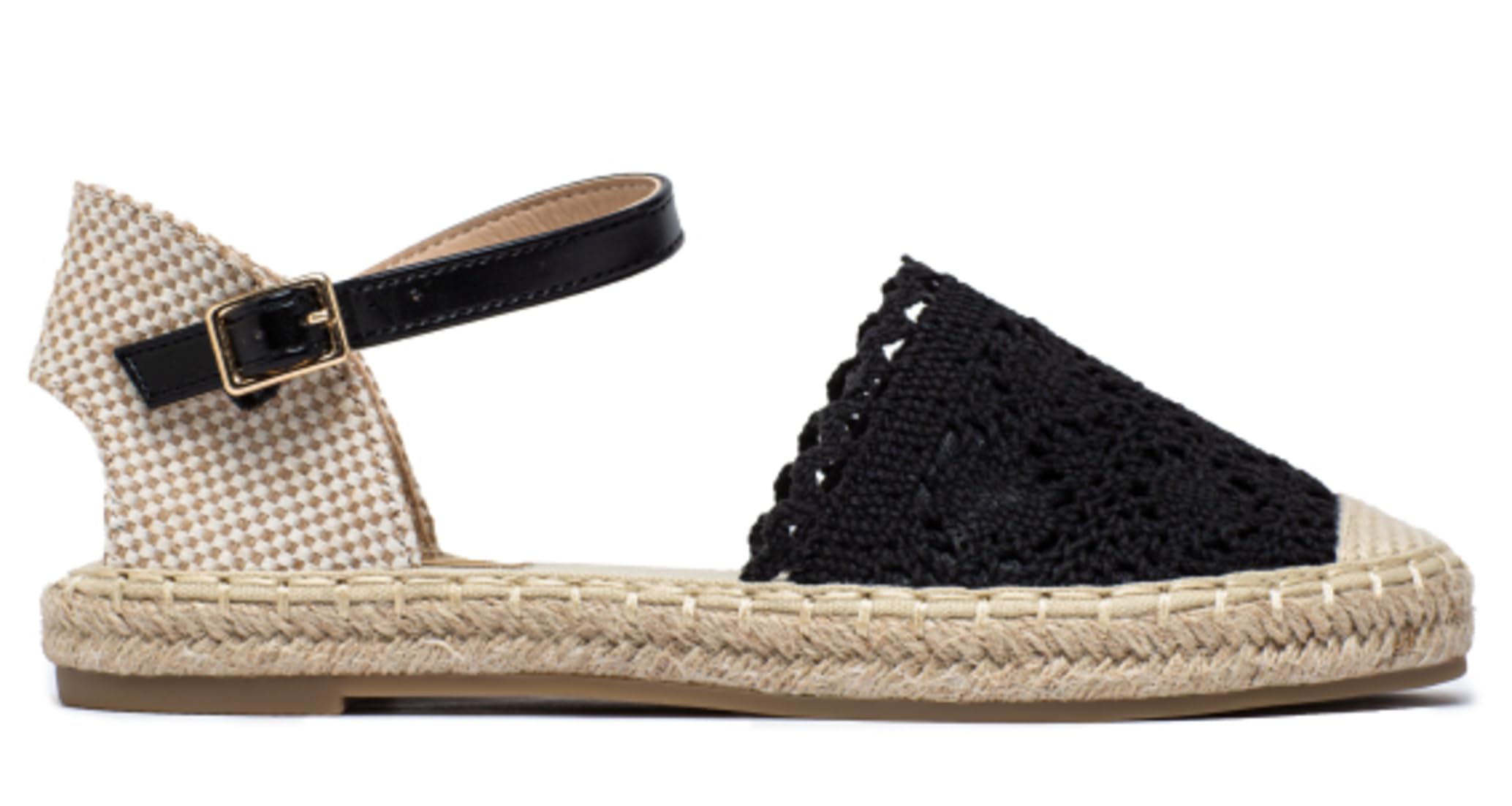 Miro Boho Chic Alpargatas de Esparto con Encaje para Mujer - Sandalias Cómodas Cuñas de Yute para Novia y Verano