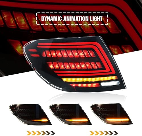 Miniatura 5 de Nuevas luces traseras para 2007-2014 Mercedes C300 Luz trasera 09 Benz W204 Luces traseras C200 Accesorios C180 C260 Clase C Estilo C freno de humo