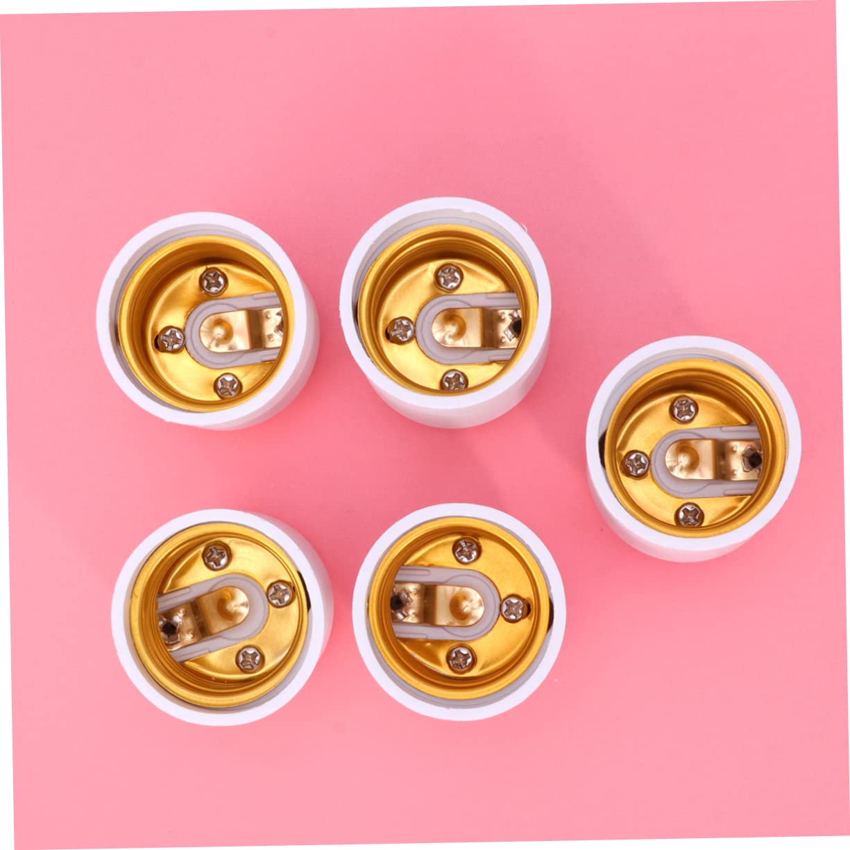 Gadpiparty 3 Set Di Adattatori Per Portalampada A Led Da Gu24 A E26/e27 Convertitore Universale Per Portalampada Design Non Sicuro Per Casa E Ufficio 5 Pezzi*3