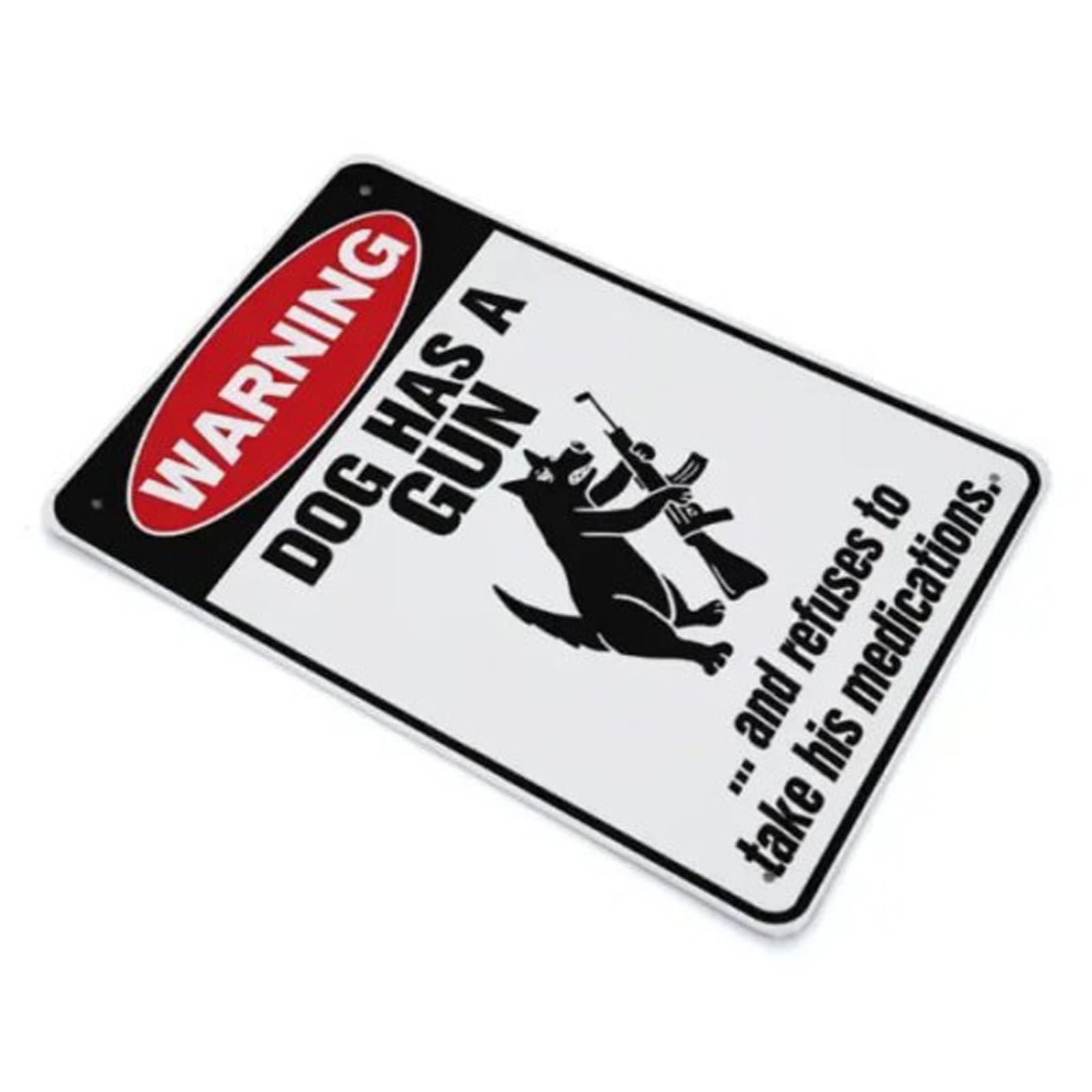Unique Iron Animal Warning Decorative Piece Easy Hanging Humorous Home Wall Decoration Perfect for Door Wall Shelves Funny Household Sign