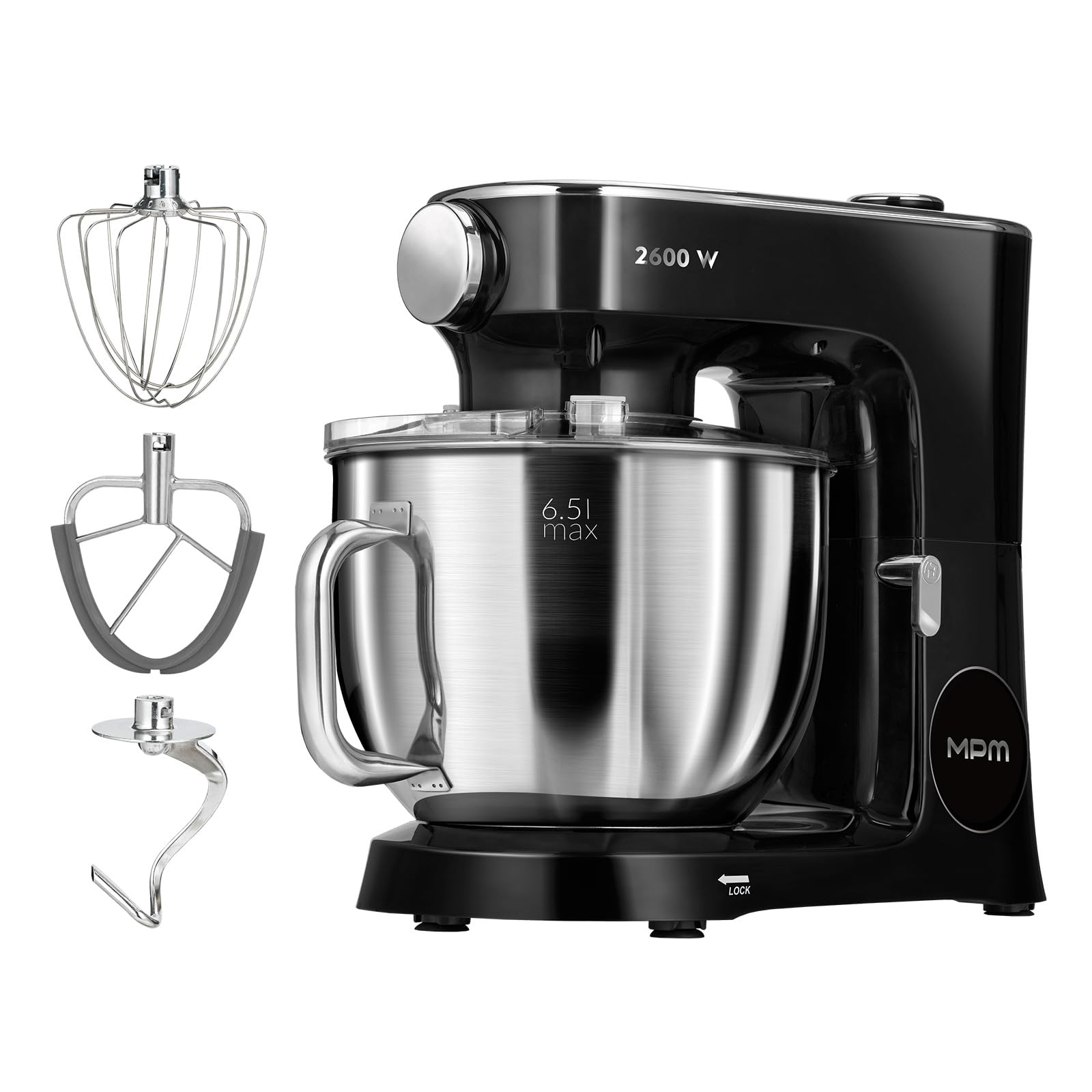 MPM Robot da cucina MRK-22, 2600 W max, 6,5 l, funzione riscaldamento fino