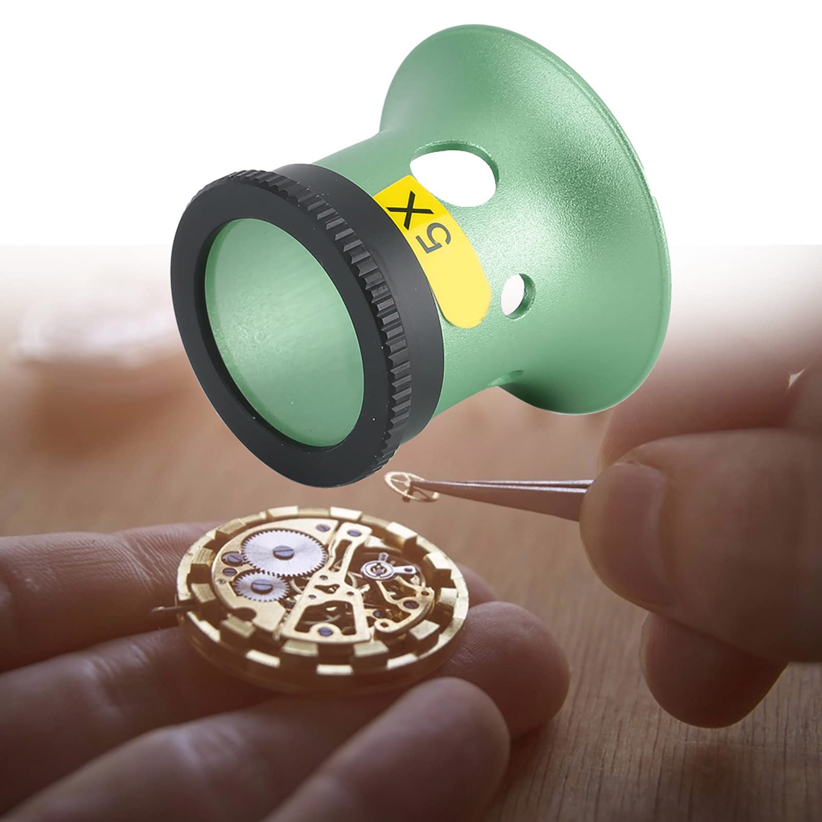 Hoofdband Vergrootglas 2.5x 4x 6x 8x 10x 15x 20x 25x Optische Lens Glas Loep Met 2 Led Voor Horlogemaker Sieraden Reparatie Mimenor