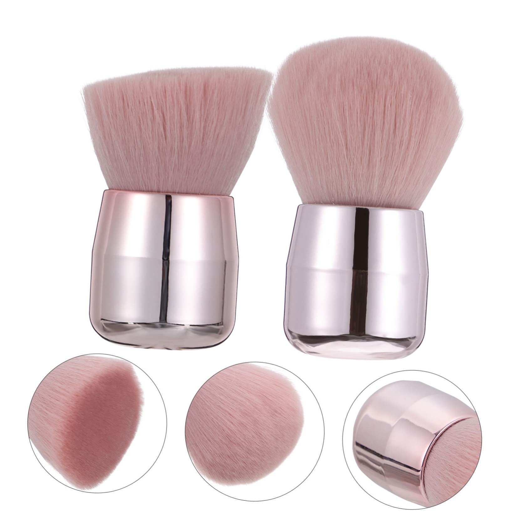 FRCOLOR 6pezzi Per Fungo Per Polvere e Blush Strumenti Versatili Per Fondotinta e Fissaggio Design Ergonomico e Facile Usare
