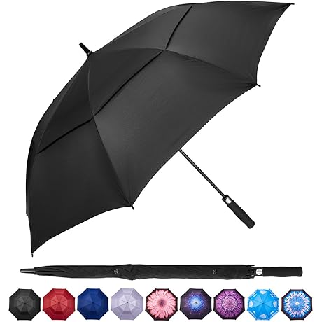 NOOFORMER Automatic Glittering Golf Umbrella