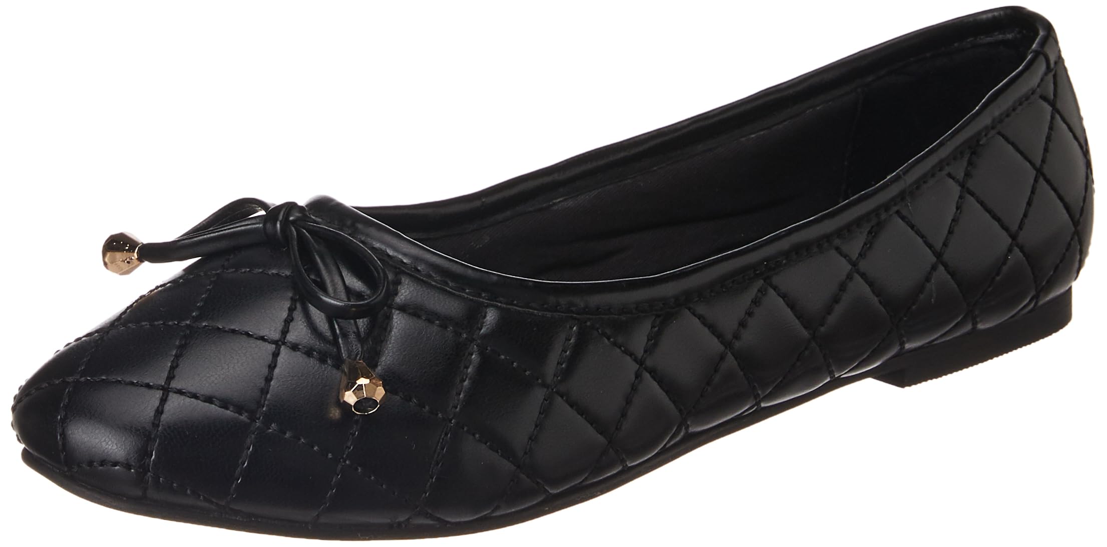 Women's Flats Slip-On Ballerinas with Bow Detail-image-26
