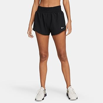 ★ Nike★ Dry Fit One Swoosh Mid Rise Shorts W Black HJ2196 Buy Nike Dri-FIT One Swoosh Women's Mid-Rise Brief-Lined