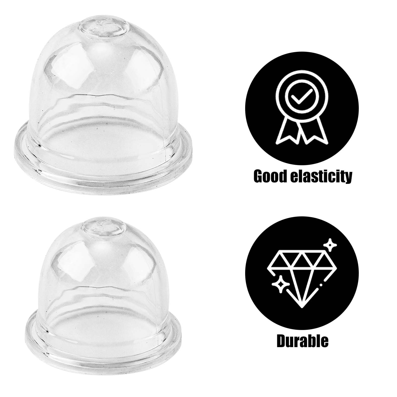 XIHIRCD Vergaser Primer Birne 12er Set - Transparente Ersatzpumpen Für WALBRO