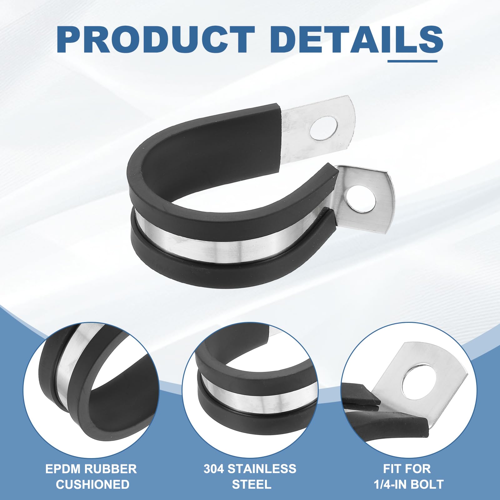 PATIKIL 1-1/8 Inch Cable Clamp - Image 3