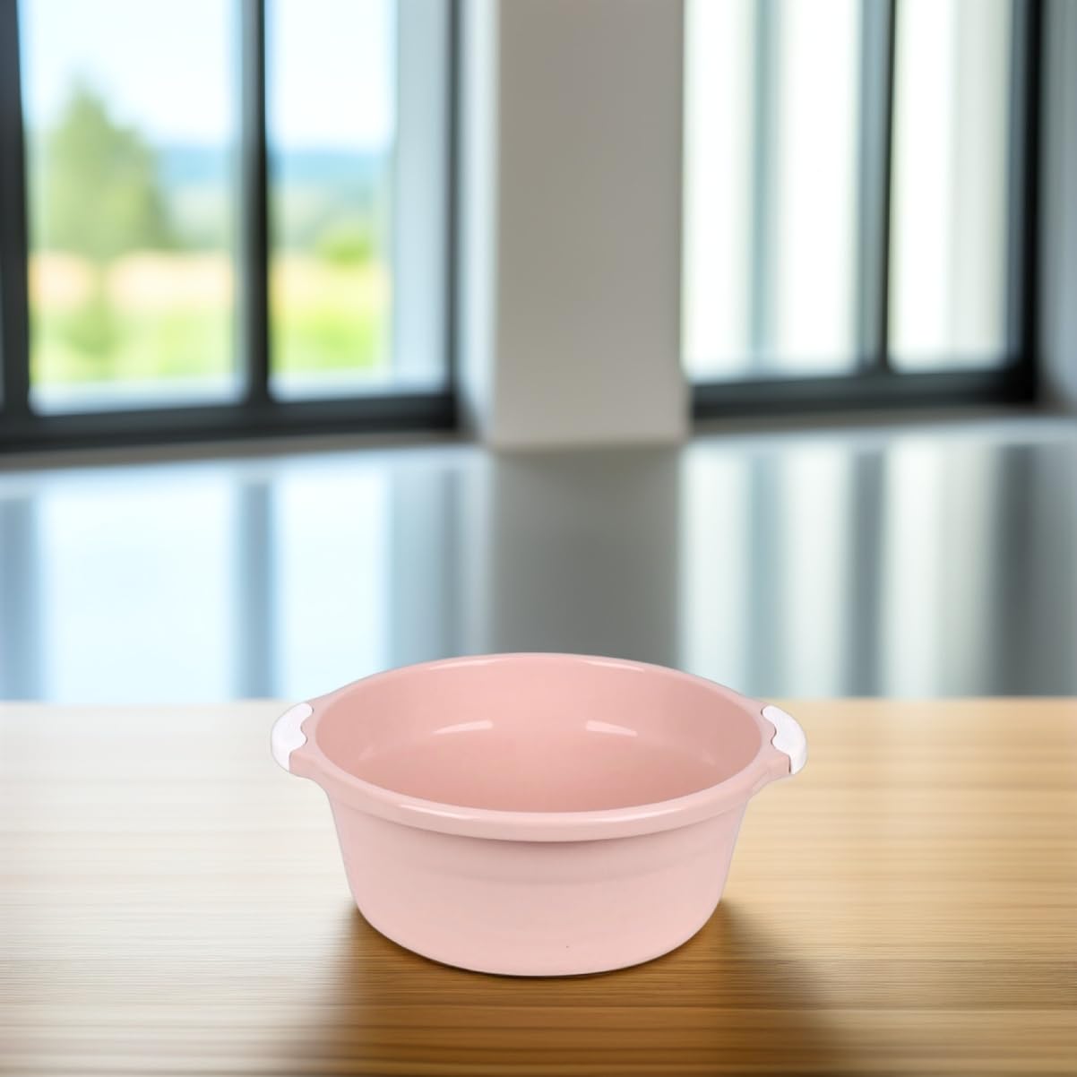 CLISPEED 2 Pezzi Bacino in Plastica Rosa per Lavare i Piedi e Viso, Multifunzione senza Odore, Materiale Pp Resistente per Bagno e Cucina