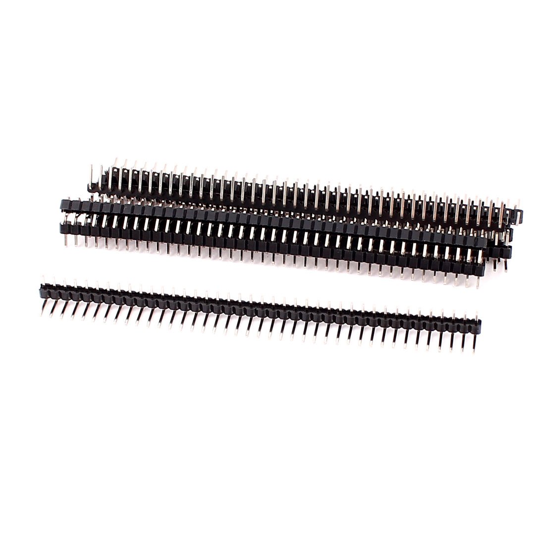 Aexit 40 Position Audio & Video Accessories Right Angle Single Row Male Terminal Header Connectors & Adapters 2.54mm Pitch