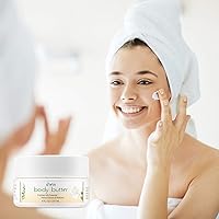 Vista 4 de Manteca corporal de karité Deluvia: manteca de karité cruda de comercio justo, aceite de rosa mosqueta orgánico, lavanda orgánica, aceite de jojoba