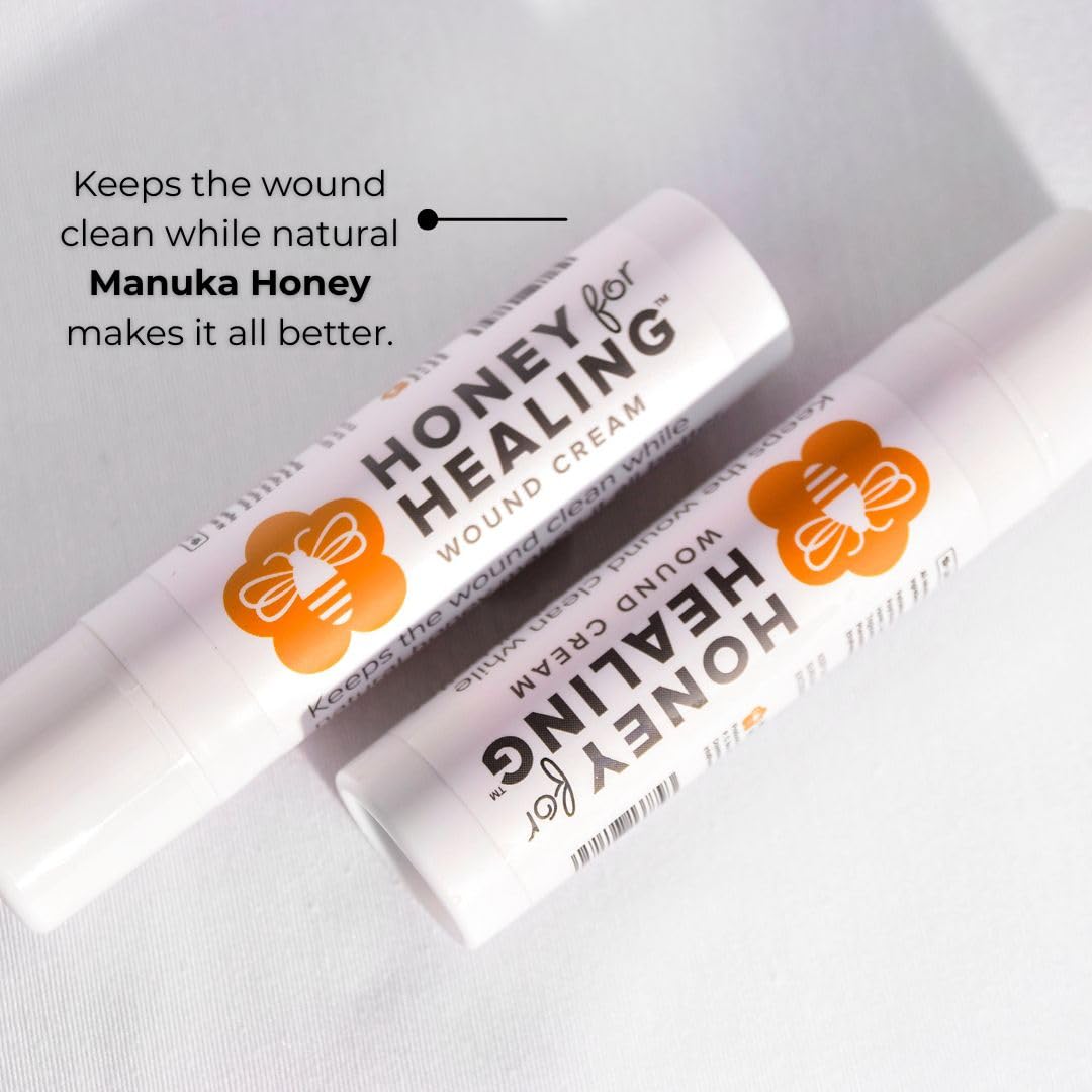 Authentic Manuka Honey First Aid Skin Care for Minor Cuts, Burns, Scrapes, Blisters & Really Dry Skin | Non-Sticky, Gentle Formula (1.75 oz / 50 g)