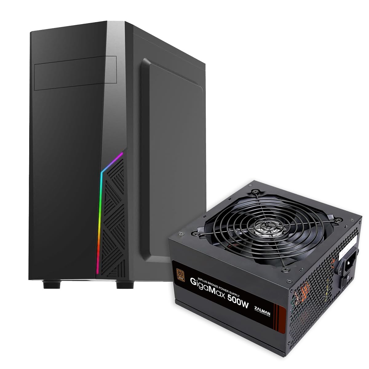 Amazon.com: Zalman T8 ATX Mid-Tower Gaming PC Case + 600W 80 Plus