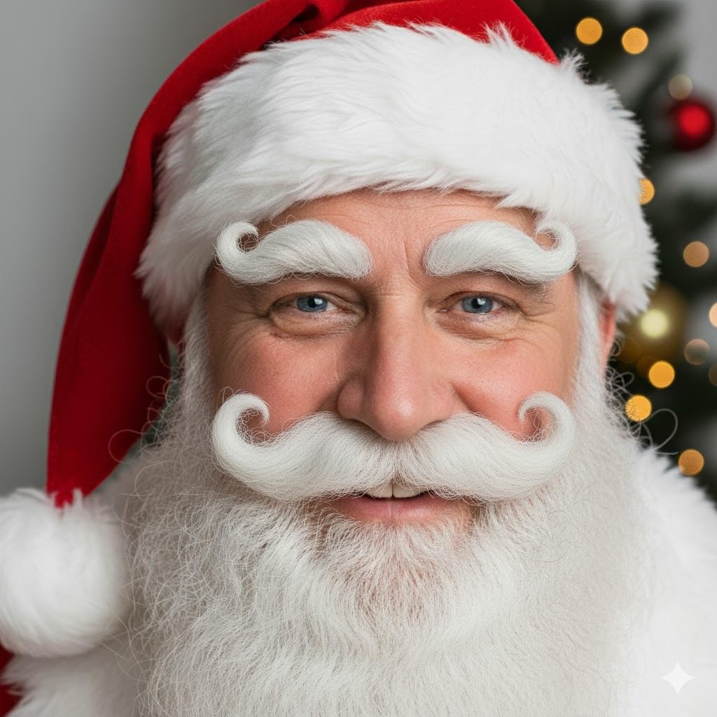 Halco Deluxe Santa Faux Eyebrows