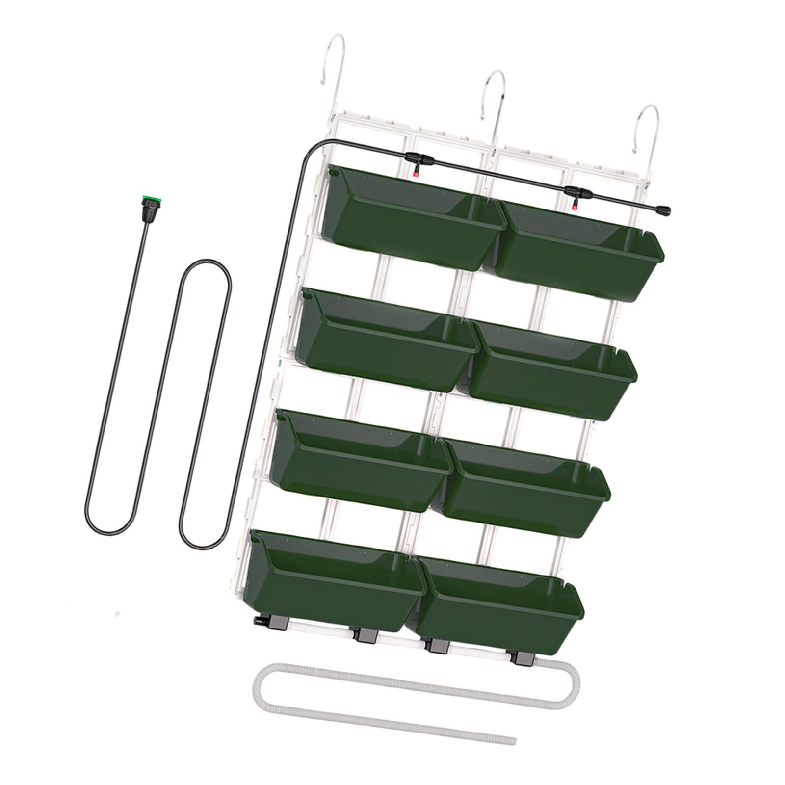 Kaeltsyn Vertical Stackable Planter with Automatic Drip Irrigation for Balcony Vegetables and Flowers Small Spaces Planter