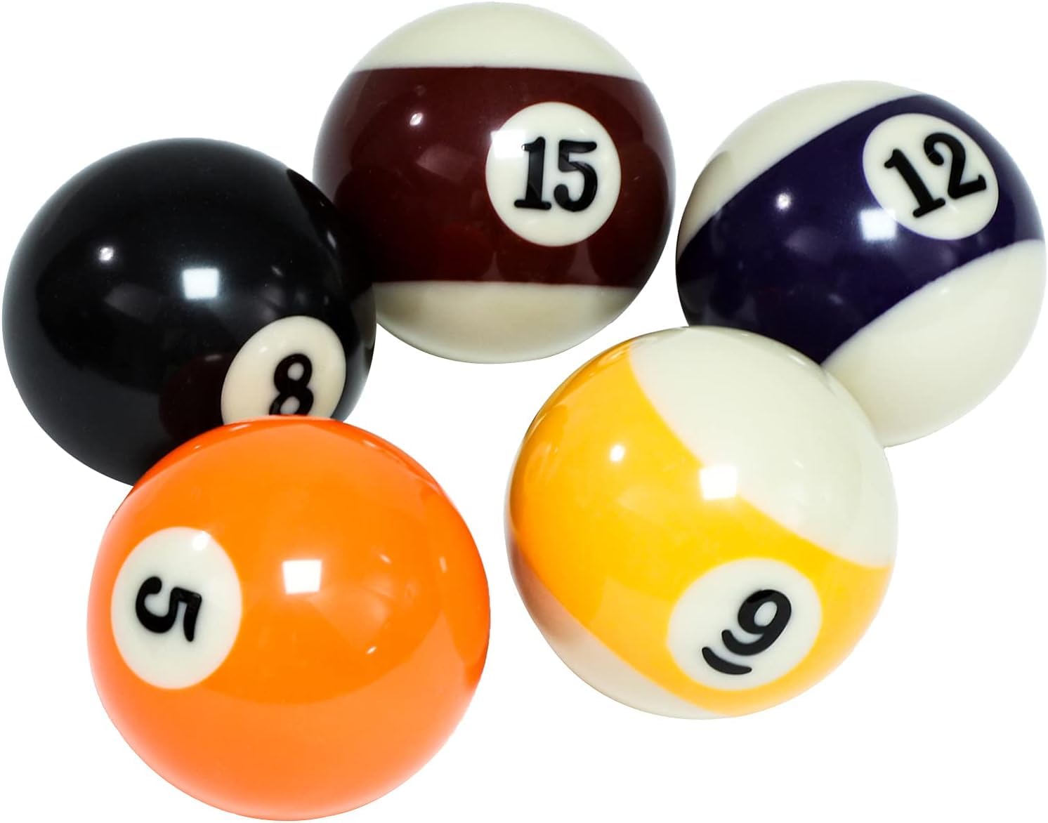 Boules De Billard Professionnelles 57.2mm - Jeu De 16 Boules De Billard Américain pour Table De Billard