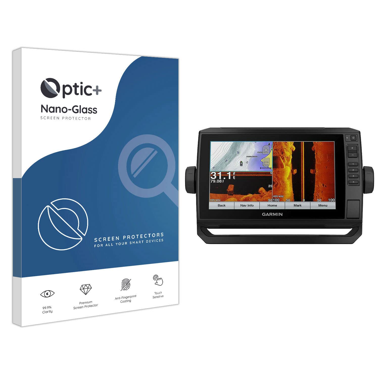 Nano Glass Screen Protector for Garmin EchoMap 93sv Ultra