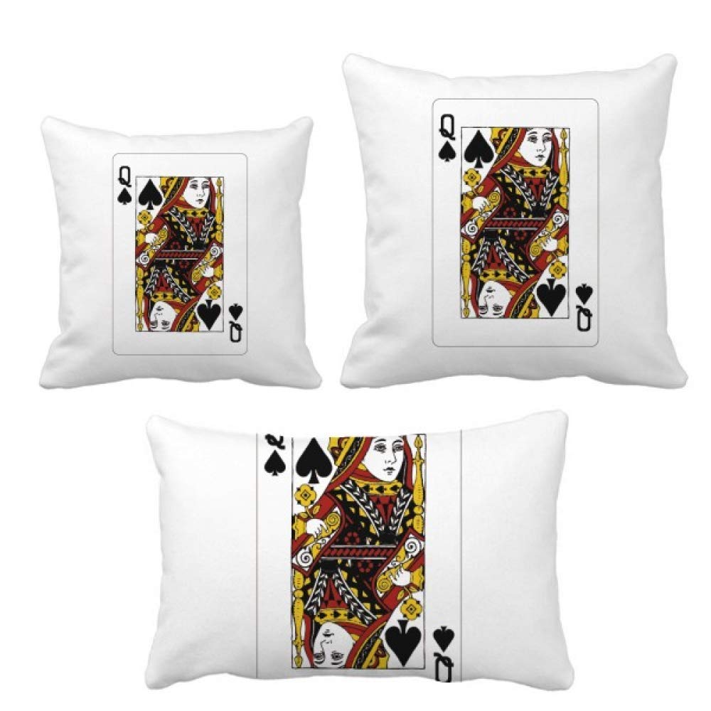Housse de coussin canape motif carte decoration salon et chambre