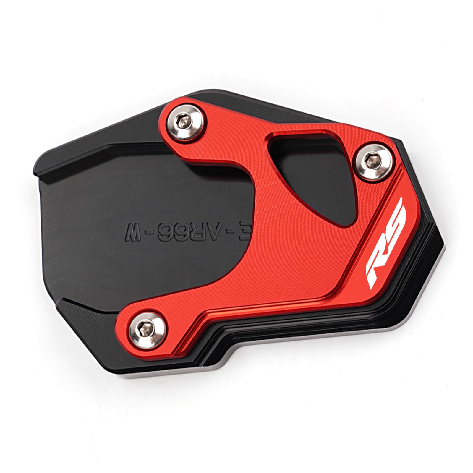 Compatibile con Aprilia RS660 RS457 RS 660 457 2020-2023 2024 2025 2026 Accessori per motocicletta Cavalletto laterale Piastra di estensione Supporto Piastra di supporto Alluminio (Rosso)
