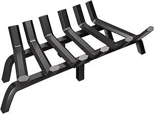 AMAGABELI GARDEN & HOME Fireplace Grate Log Holder 24 Inch