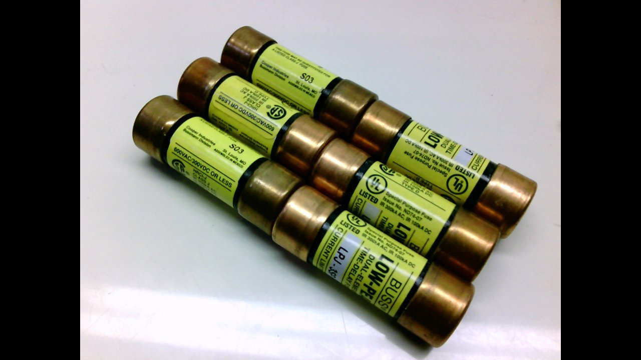 Buss Lpj-3Sp - Pack Of 6 - Time Delay Fuse 600Vac 3A Class J Lpj-3Sp - Pack Of 6 -
