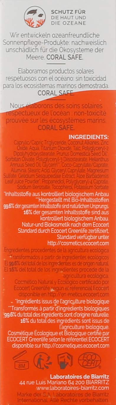 BIARRITZ CREMA SOLAR facial SPF50 50ml. – convient à ceux qui recherchent un produit fiable au quotidien, produit multifonction à large champ d’application, contenance 50 ml et associe fonctionnalité