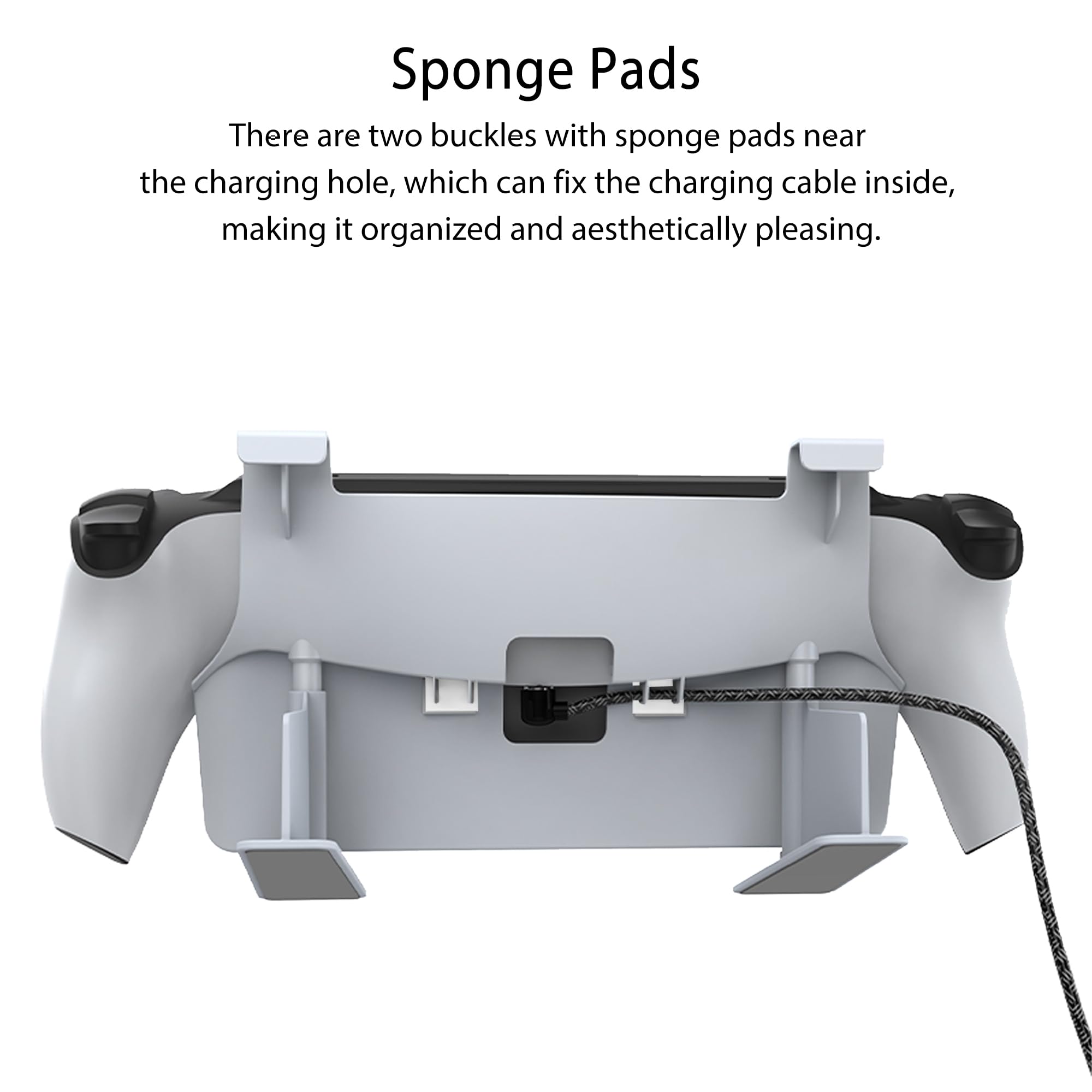 Dobewingdelou Supporto di ricarica compatibile con PlayStation Portal, supporto a doppio uso con ricarica magnetica per lettore remoto P5 Portal