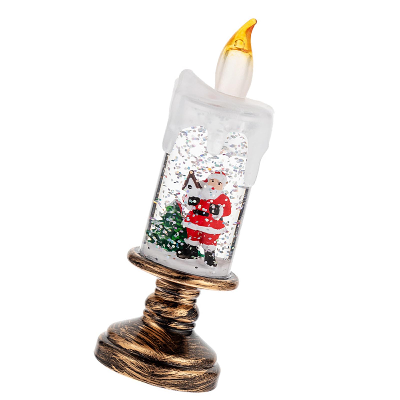 Kalttoy Festival Floating Snowflakes Light Decoration Sturdy Shatterproof Materials Easy Storage Holiday Tabletop Display Easy Storage Christmas Ornament