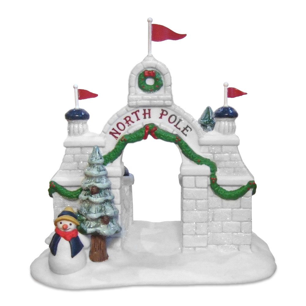 Dept 56 North Pole Collection "North Pole Gate"-#5632-4 Retired