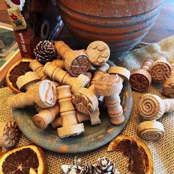 Amazon | 肉球*wood mini cookie stamp☆木製☆クッキースタンプ