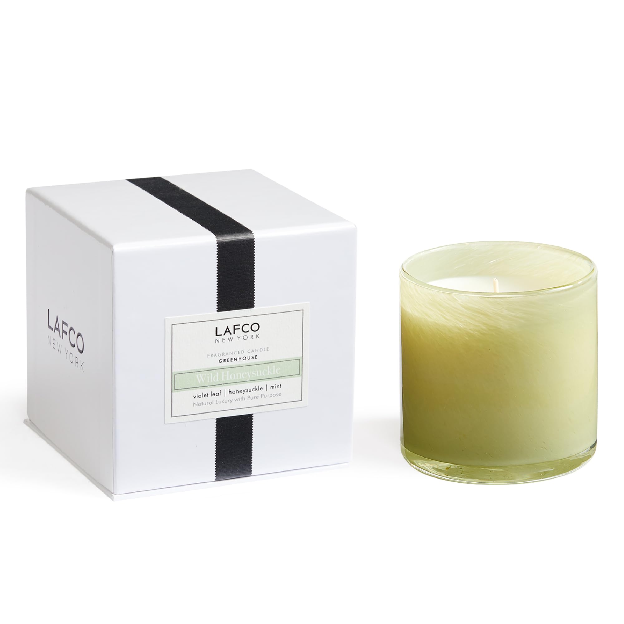 Amazon.com: LAFCO New York Classic Candle, Wild Honeysuckle - 6.5
