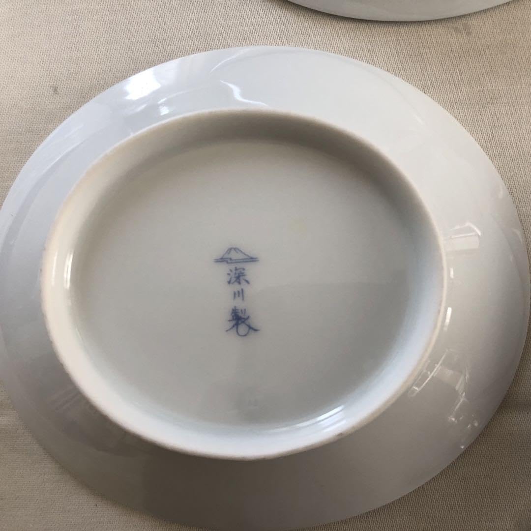 Amazon | 深川製磁オリエンタルブルー小皿5皿 | ノーブランド品