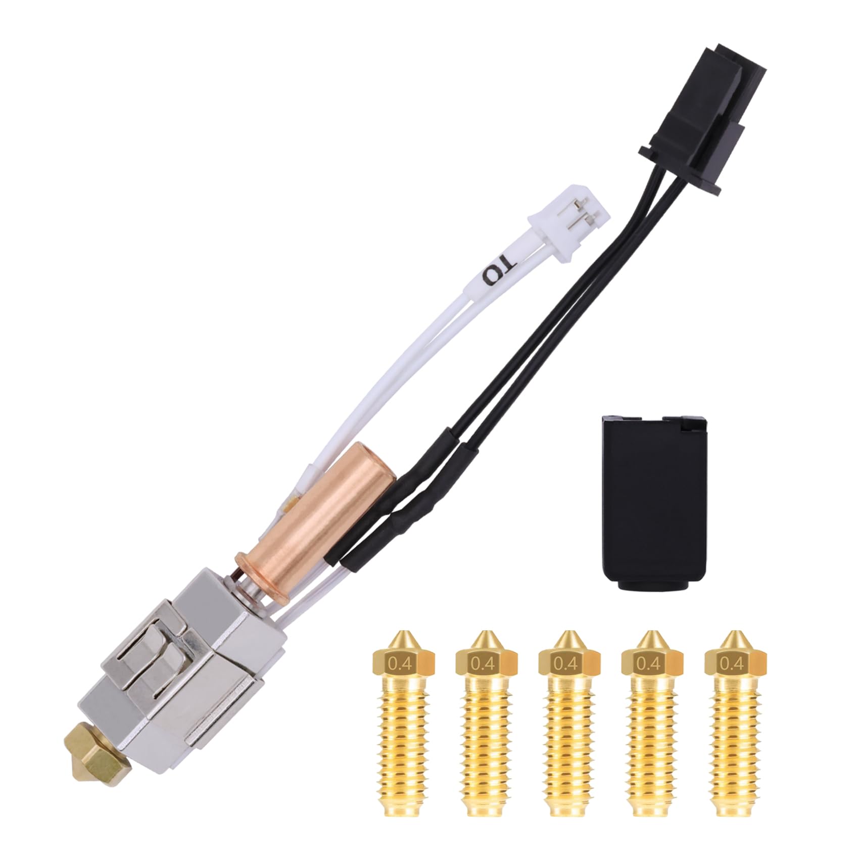 Ceramic Hotend Kit for Anycbic Kobra 2, Upgrade 24V 60W Ceramic Heating Plate Print Hot End Assembly for Kobra 2, Kobra 2 Neo, Kobra 2 Pro, Kobra 2 Plus, Kobra 2 Max High Speed 3D Printers-image-43