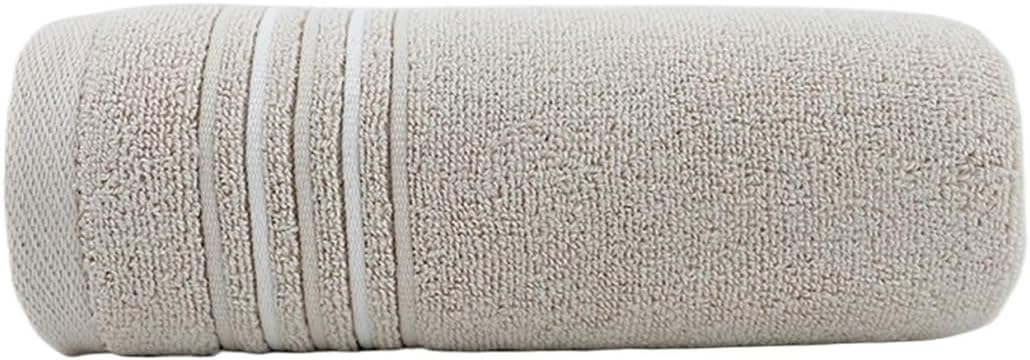 Cotton Towels, Thick and Soft, Absorbent Bath and Face Cloth, Pack of 3(Brown)