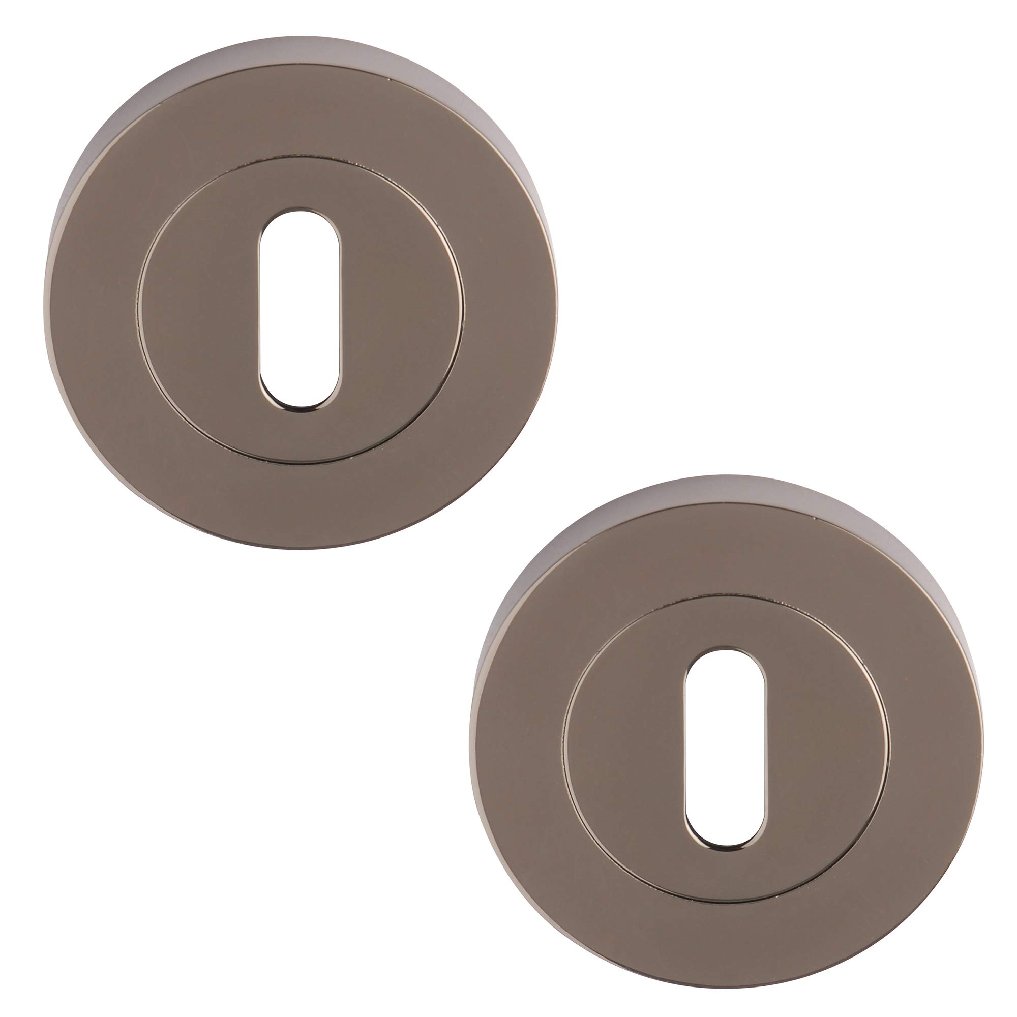 Excel Architectural Black Nickel 3541 Keyhole Escutcheon (Pair) - Bnkl