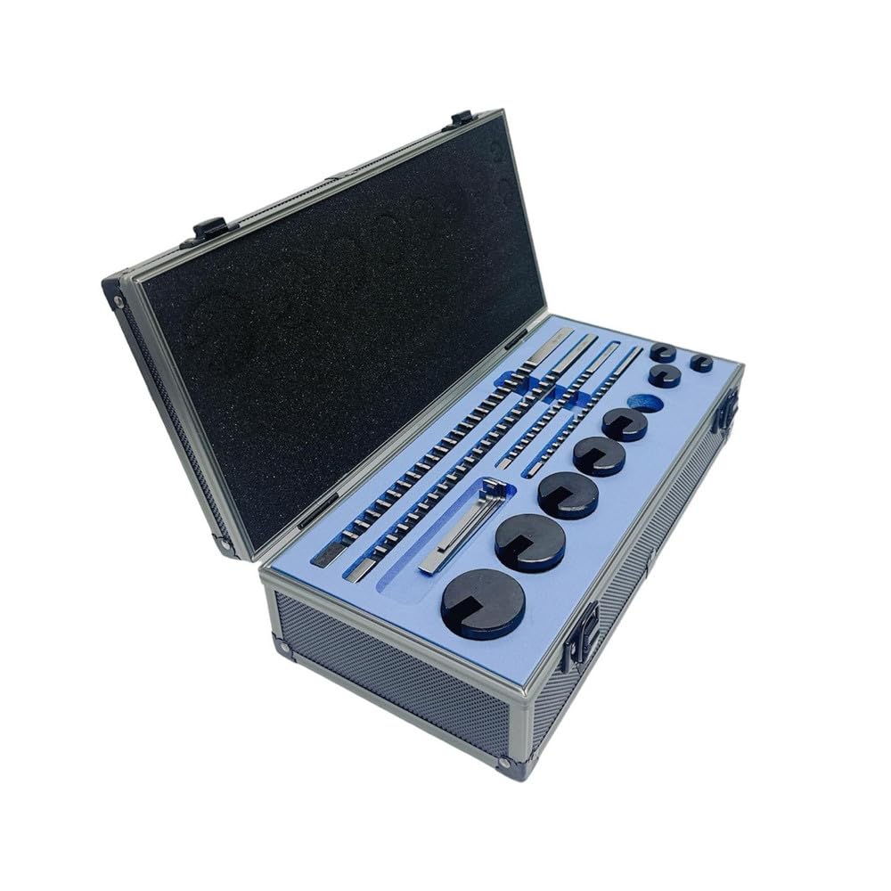 Prolinemax 18 Pc No.10 HSS Keyway Broach Set Precision Ground Teeth Cutter Bushings Shim