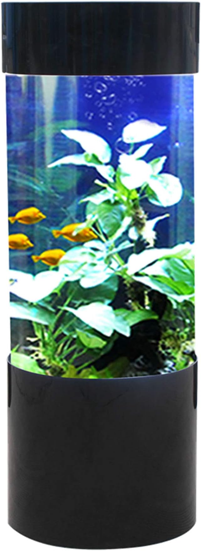 Column Cylinder Aquarium Fish Tank - FRF-499 80 Litres - Black