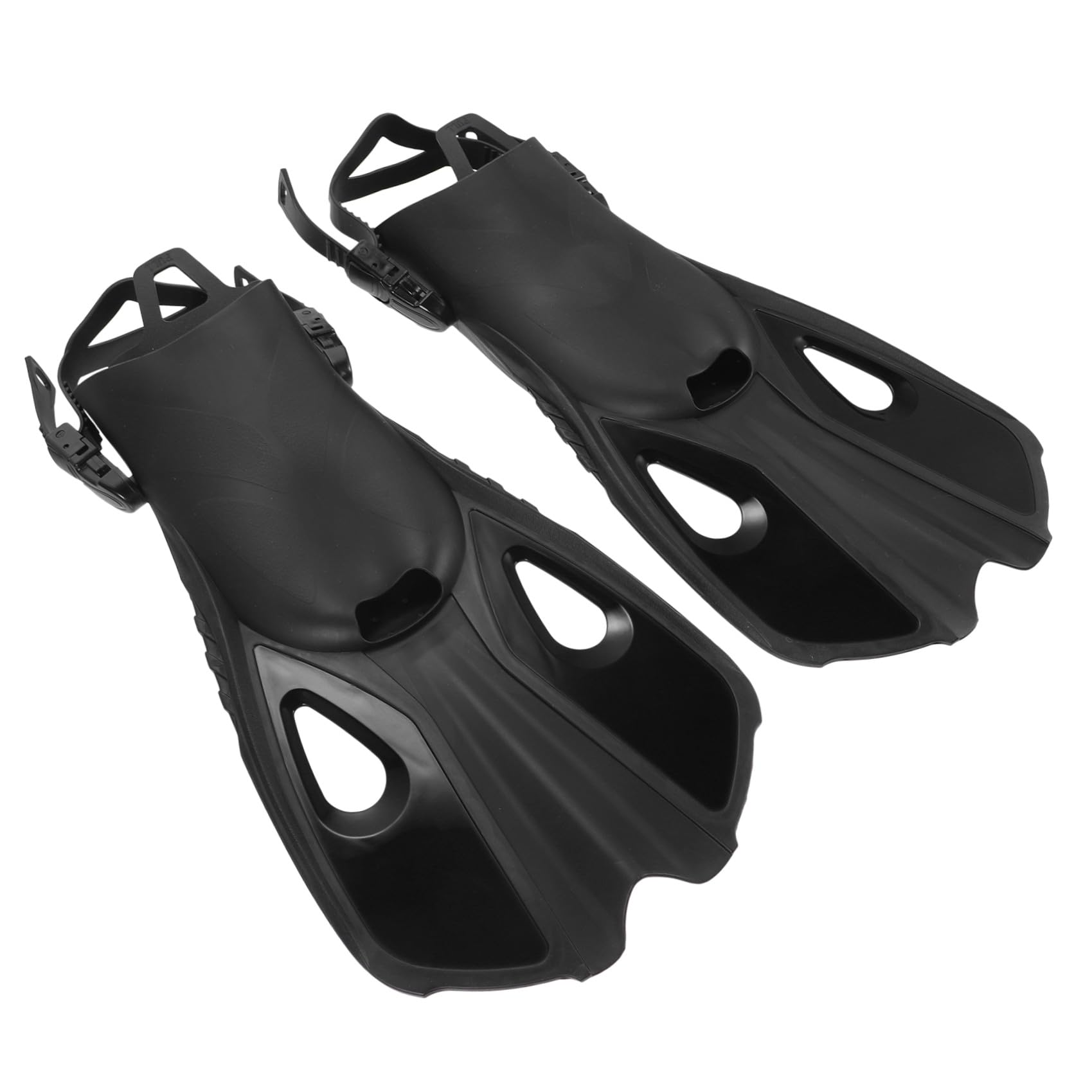 Happyyami Aletas para Nadar Aletas de Natacion para Hombre Aletas Cortas tamaño Viaje Aletas Aletas natación Nadadores Aleta de Buceo Aletas de Snorkel para Adultos Caucho Blue