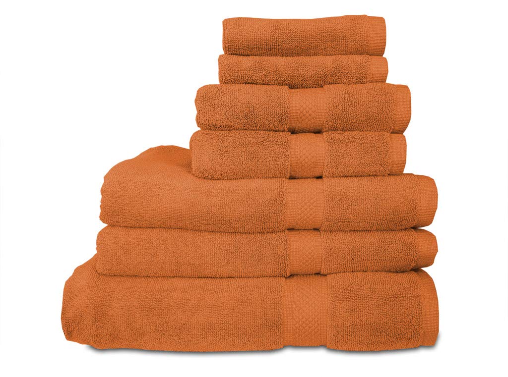 John Aird 100% Egyptian Cotton Bath Towels & Towel Sets 600gsm (Orange, Bath Sheet)